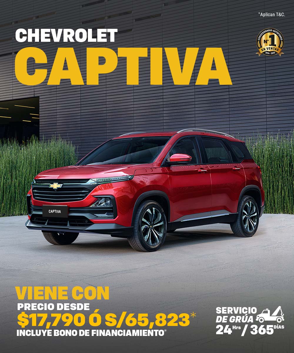 Conoce y compra tu Chevrolet Captiva