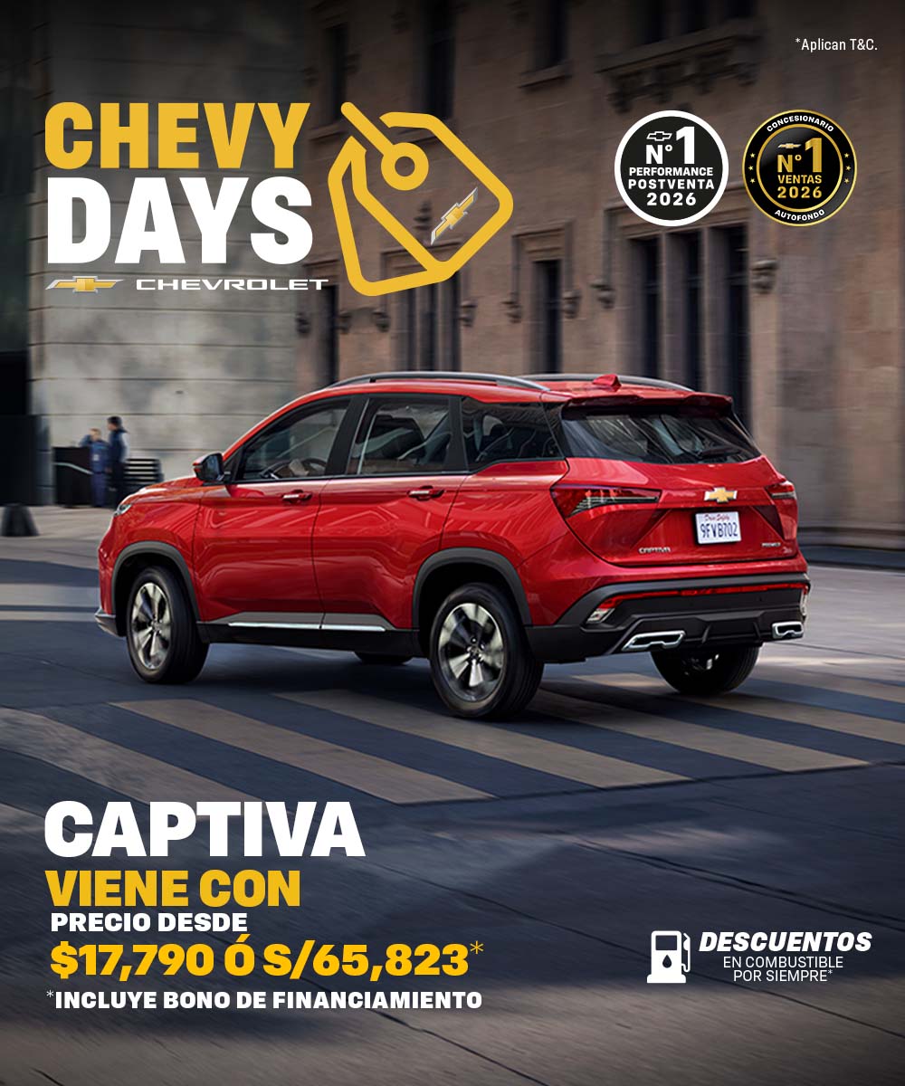 Conoce y compra tu Chevrolet Captiva