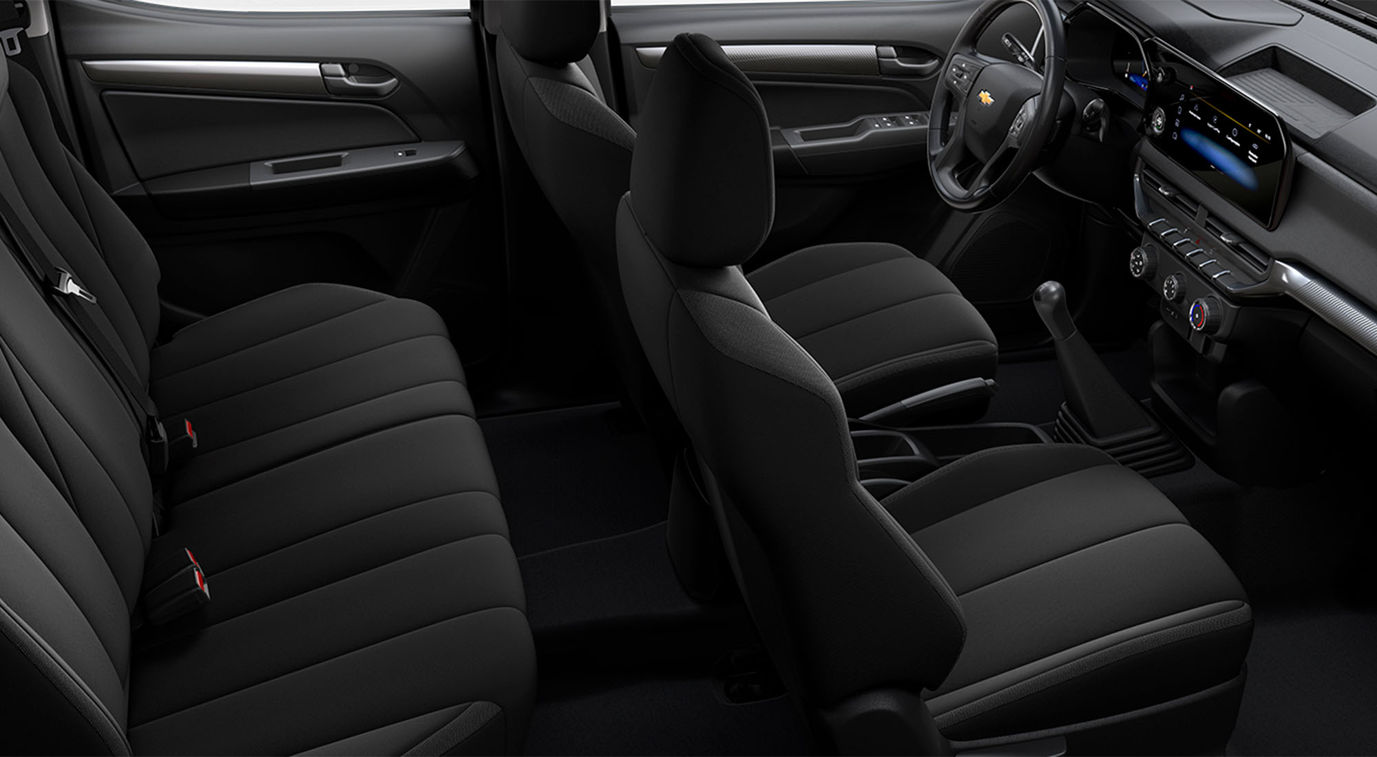 Interior del Chevrolet Colorado 2026