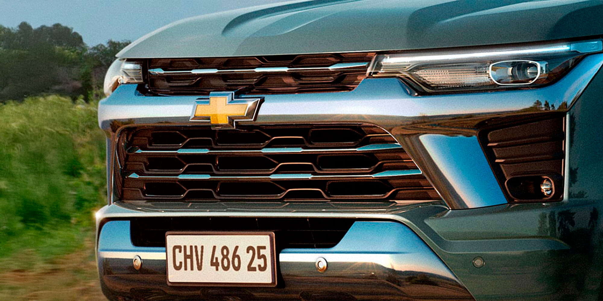 Diseño parrilla frontal robusta Chevrolet Colorado